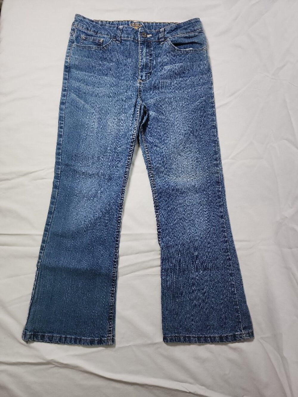 Riders by Lee Stretch‎ Denim Jeans Womens Plus Size 12 1/2 Bootcut Medium Wash